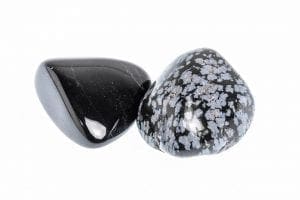 OBSIDINA E OBSIDIANA FLOCOS DE NEVE